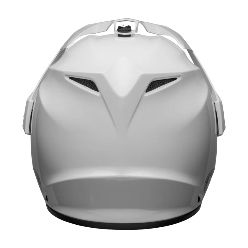 Integraalhelm Bell MX-9 Adventure MIPS in wit met afneembaar vizier en MIPS-systeem.