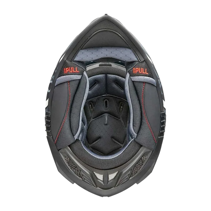 O'Neal A-SRS Spike integraalhelm in zwart-geel met ABS-schaal, verstelbaar vizier, ventilatie en Coolmax binnenvoering.