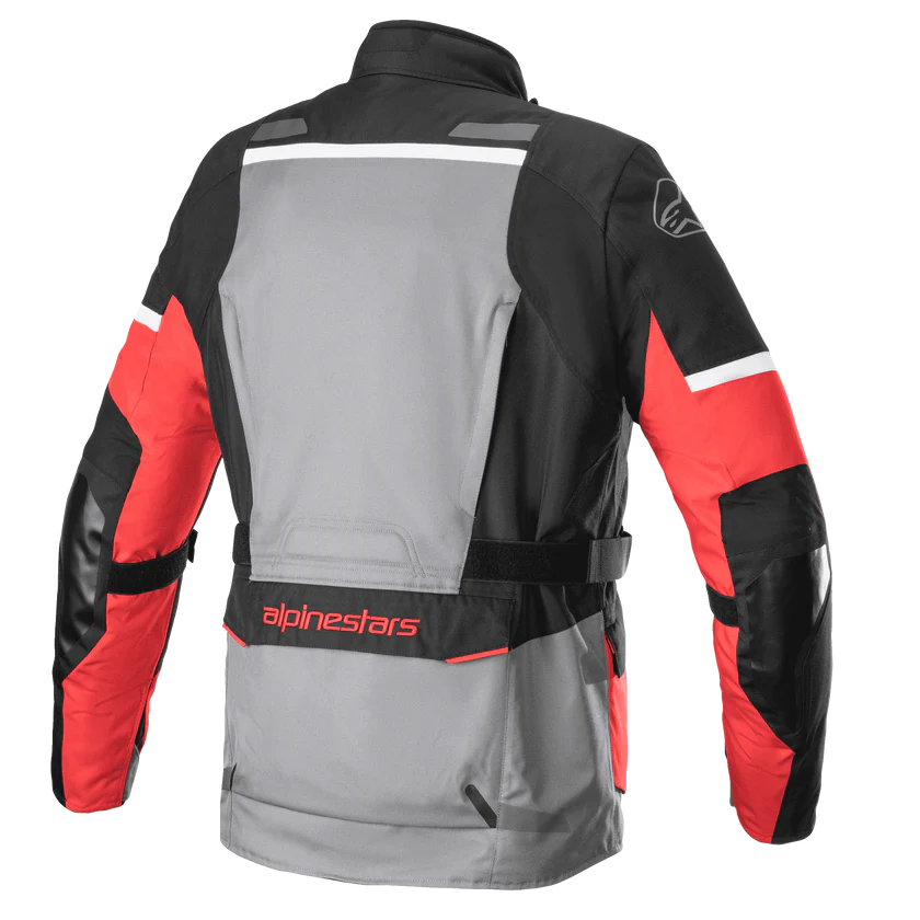 Motorjas Alpinestars Andes V3 Drystar® Donkergrijs-Zwart-Helder Rood