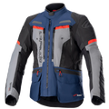 Motorjas Alpinestars Bogota' Pro Drystar Donkerblauw-Zwart-Helder Rood