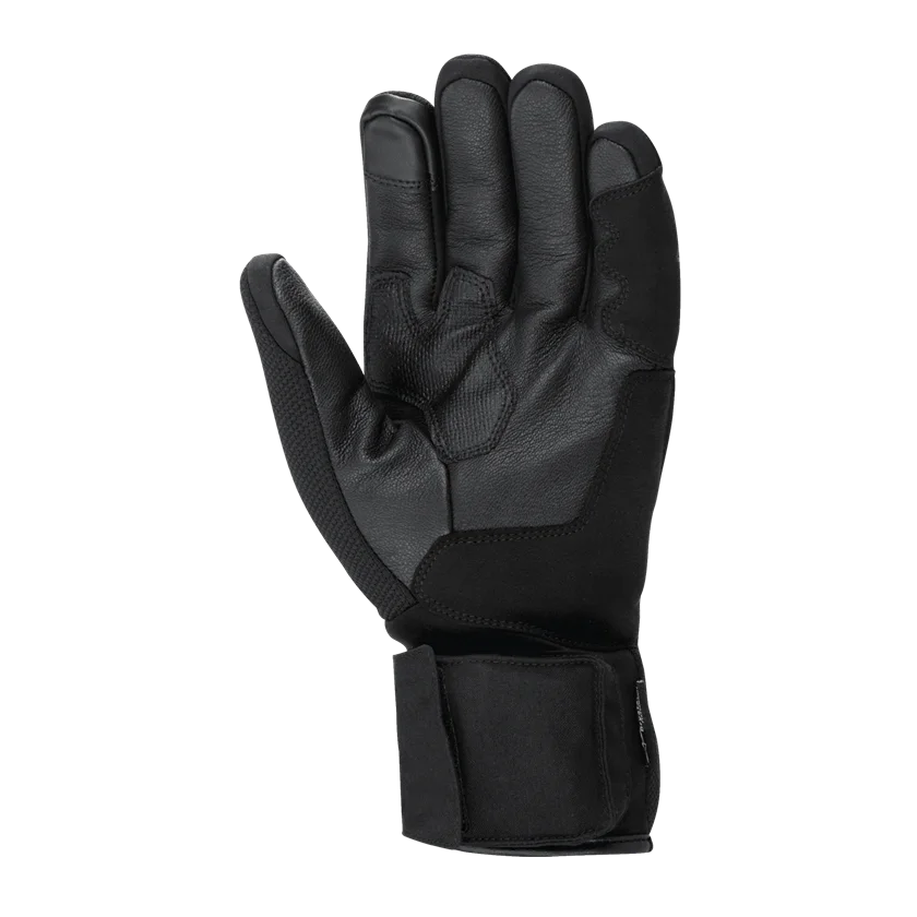 Verwarmde motorhandschoenen Alpinestars HT-3 Heat Tech Drystar zwart met CE-bescherming, touchscreen en waterdicht membraan.