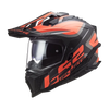 Adventure Helm LS2 MX701 EXPLORER Alter Mat Zwart-Neon Oranje